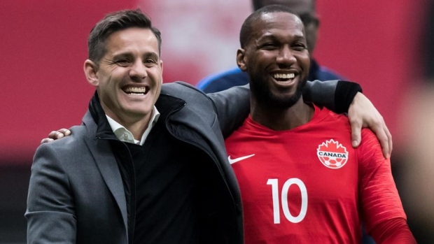 John Herdman, David Junior Hoilett, The Canadian Press John Herdman, David Junior Hoilett