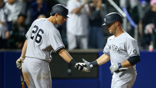 Brett Gardner and DJ LeMahieu, The Canadian Press Brett Gardner and DJ LeMahieu