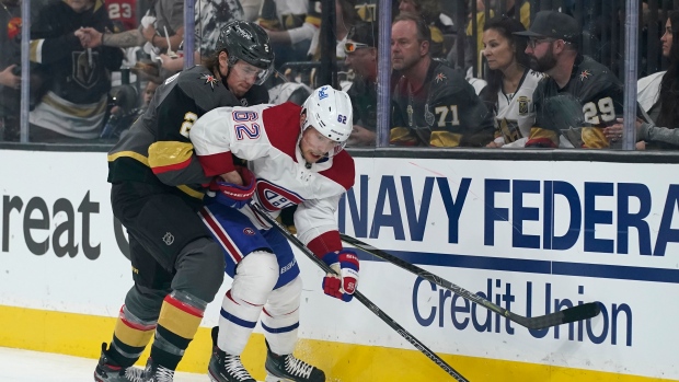 Artturi Lehkonen, Zach Whitecloud, The Canadian Press Artturi Lehkonen, Zach Whitecloud