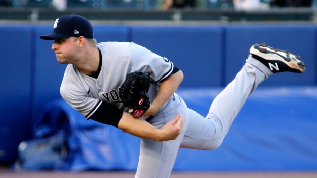 New York Yamkees starting pitcher Michael King, The Canadian Press New York Yamkees starting pitcher Michael King