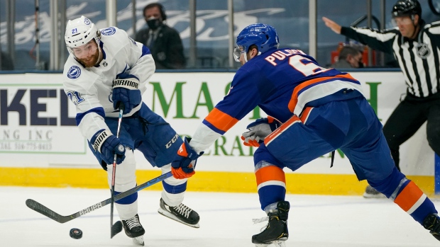 Brayden Point, Ryan Pulock, The Canadian Press Brayden Point, Ryan Pulock