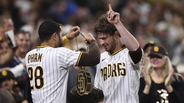 Tommy Pham Wil Myers, The Canadian Press Tommy Pham Wil Myers
