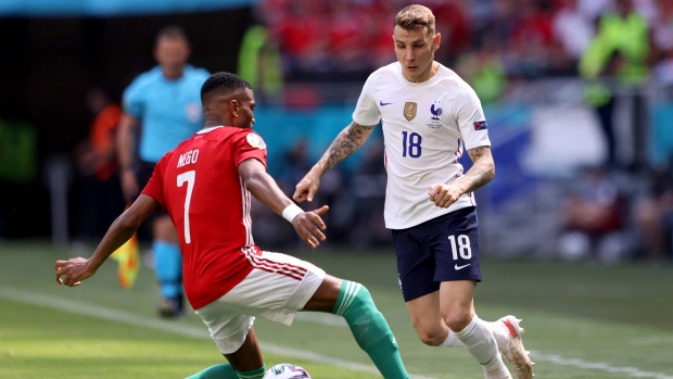 Loic Nego, Lucas Digne, The Canadian Press Loic Nego, Lucas Digne