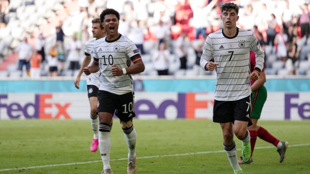Serge Gnabry Kai Havertz, The Canadian Press Serge Gnabry Kai Havertz