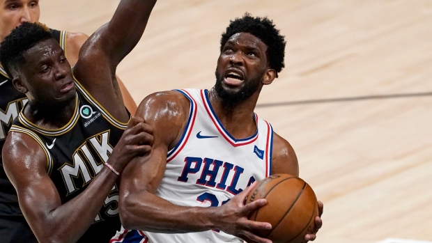 Joel Embiid, The Canadian Press Joel Embiid