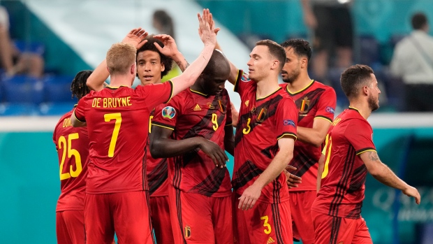 Belgium celebrates, The Canadian Press Belgium celebrates