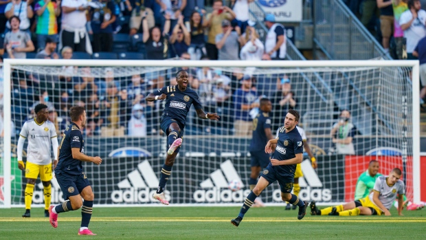 Philadelphia Union celebrate, The Canadian Press Philadelphia Union celebrate
