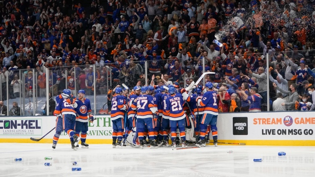 New York Islanders celebrate 