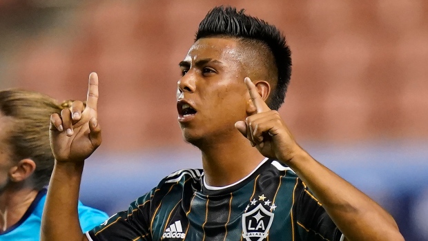 Los Angeles Galaxy midfielder Efrain Alvarez, The Canadian Press Los Angeles Galaxy midfielder Efrain Alvarez