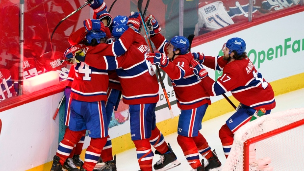 Montreal Canadiens celebrate