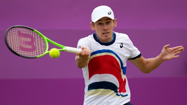 Alex de Minaur, The Canadian Press Alex de Minaur