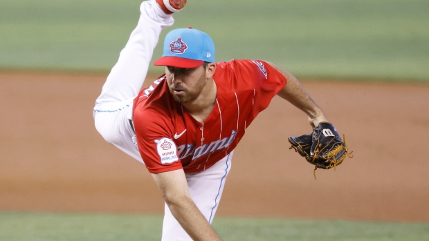 zach thompson miami marlins washington nationals tsn ca
