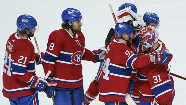 Canadiens Celebrate , The Canadian Press Canadiens Celebrate