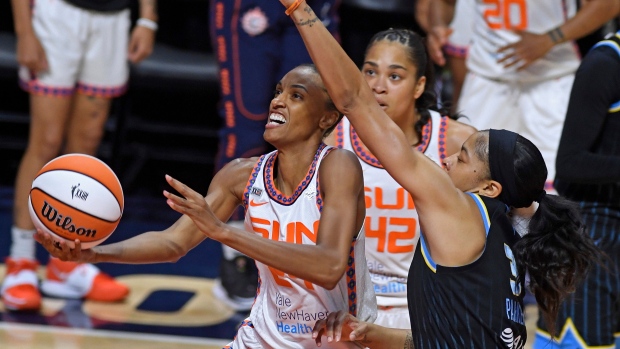 DeWanna Bonner Candace Parker, The Canadian Press DeWanna Bonner Candace Parker
