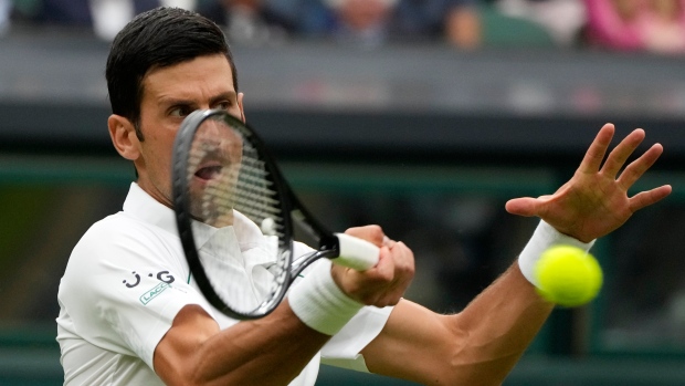 Novak Djokovic, The Canadian Press Novak Djokovic