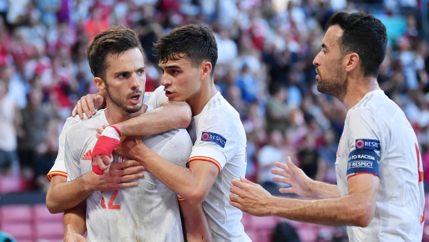 Spain's Pablo Sarabia, The Canadian Press Spain's Pablo Sarabia