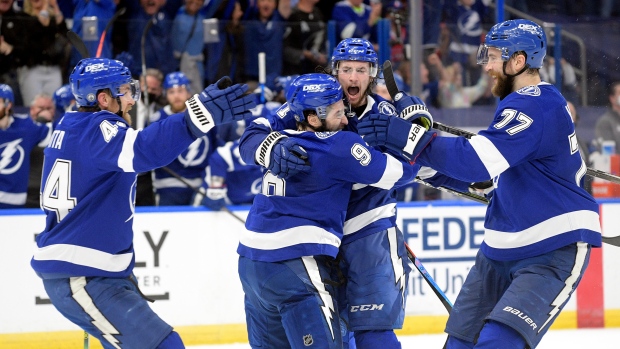 Tampa Bay Lightning celebrate