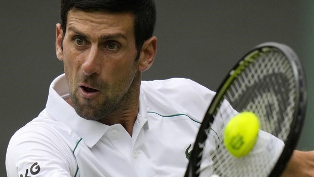 Novak Djokovic, The Canadian Press Novak Djokovic