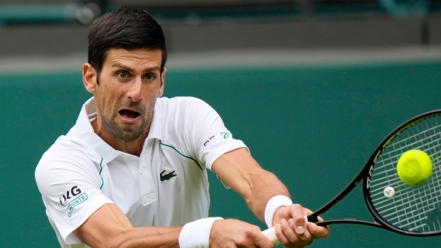 Novak Djokovic, The Canadian Press Novak Djokovic