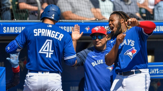 George Springer debuts for Toronto Blue Jays, goes 0-for-4 in loss