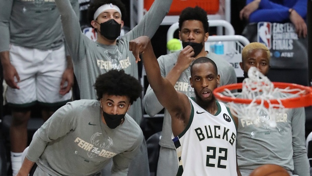 Khris Middleton, The Canadian Press Khris Middleton