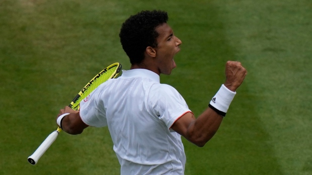 Felix Auger-Aliassime, The Canadian Press Felix Auger-Aliassime