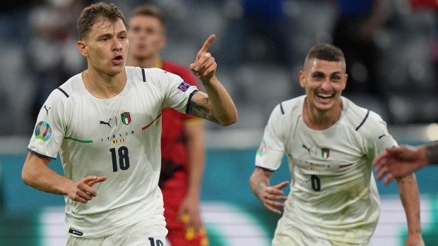 Nicolo Barella Marco Verratti, The Canadian Press Nicolo Barella Marco Verratti
