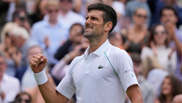 Novak Djokovic, The Canadian Press Novak Djokovic