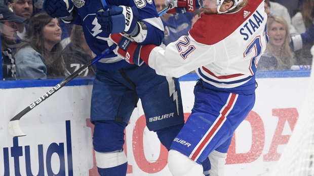 Eric Staal and David Savard, The Canadian Press Eric Staal and David Savard