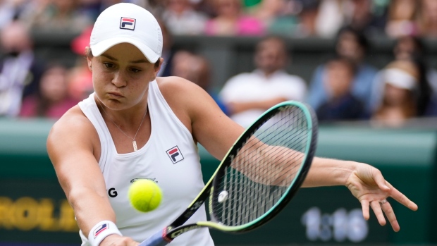 Ash Barty, The Canadian Press Ash Barty