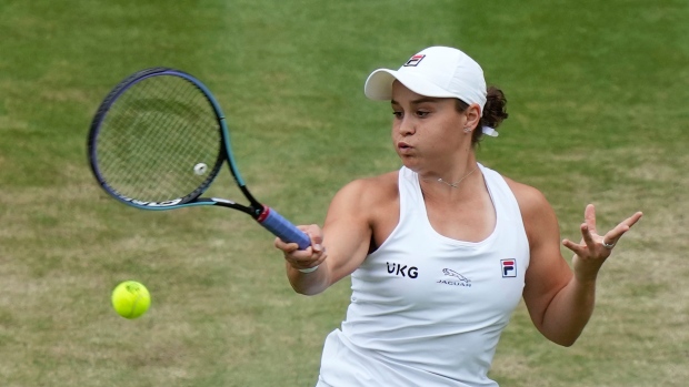 Ash Barty, The Canadian Press Ash Barty