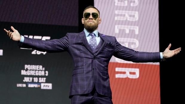 McGregor says despite breaking leg 'I'm never stopping this'