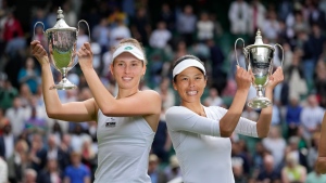 Hsieh, Mertens win women's doubles at Wimbledon
