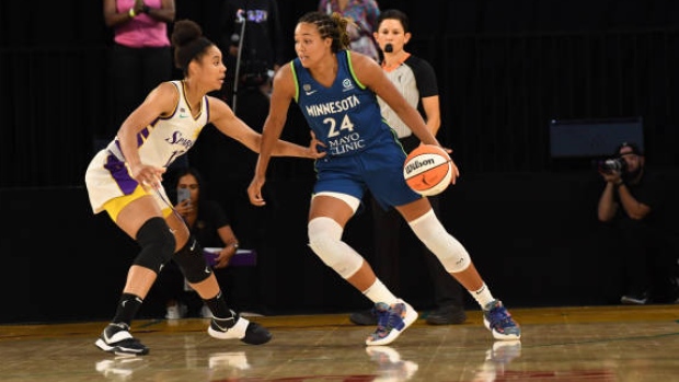 Napheesa Collier (#24), Carrie Giordano/NBAE via Getty Images Napheesa Collier (#24)