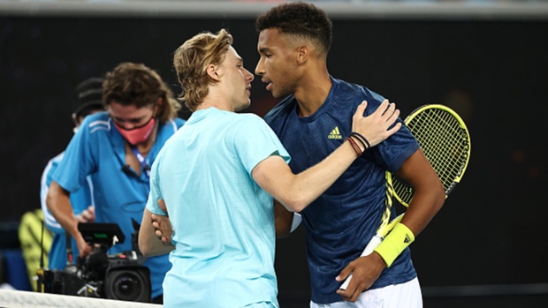 Denis Shapovalov Felix Auger-Aliassime, Getty Images Denis Shapovalov Felix Auger-Aliassime