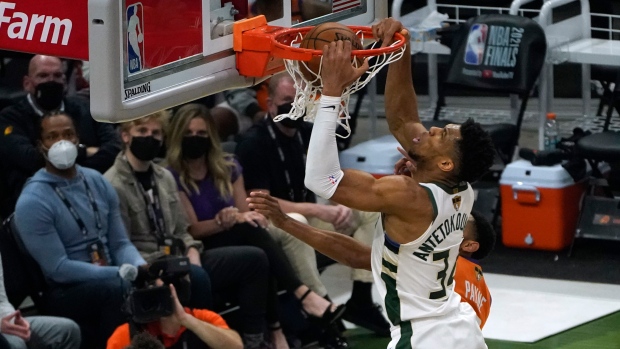 Giannis Antetokounmpo, The Canadian Press Giannis Antetokounmpo