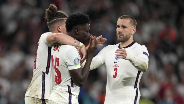 Kalvin Phillips Kukayo Saka, Luke Shaw, The Canadian Press Kalvin Phillips Kukayo Saka, Luke Shaw