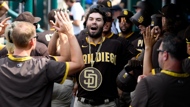 San Diego Padres' Eric Hosmer, The Canadian Press San Diego Padres' Eric Hosmer