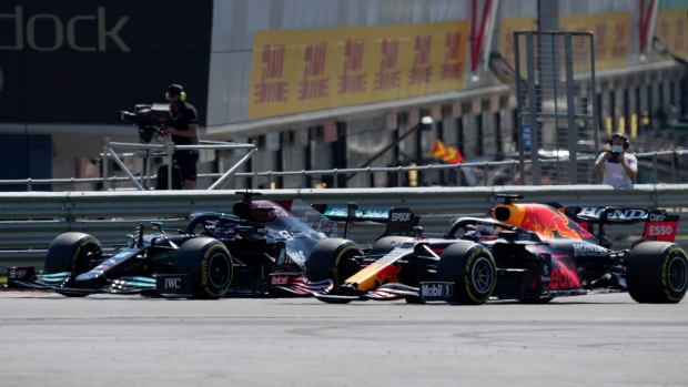 Lewis Hamilton and Max Verstappen, The Canadian Press Lewis Hamilton and Max Verstappen
