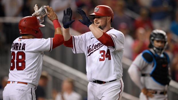 Gerardo Parra Jon Lester, The Canadian Press Gerardo Parra Jon Lester