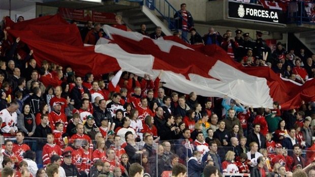 Canada World Junior fans, Richard Wolowicz/Getty Images Canada World Junior fans