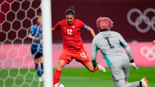 Christine Sinclair, The Canadian Press Christine Sinclair