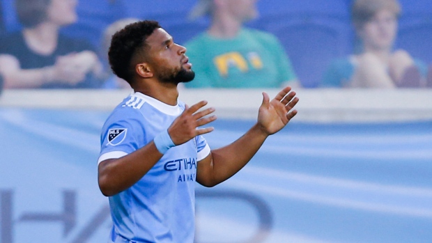 New York City FC midfielder Ismael Tajouri-Shradi, The Canadian Press New York City FC midfielder Ismael Tajouri-Shradi