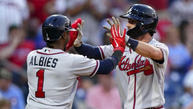 Ozzie Albies Dansby Swanson, The Canadian Press Ozzie Albies Dansby Swanson