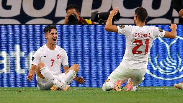 Stephen Eustaquio (7), Jonathan Osorio (21), The Canadian Press Stephen Eustaquio (7), Jonathan Osorio (21)
