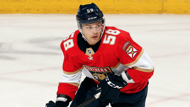 Florida Panthers Noah Jolsen 15 graczy na zwolnieniach