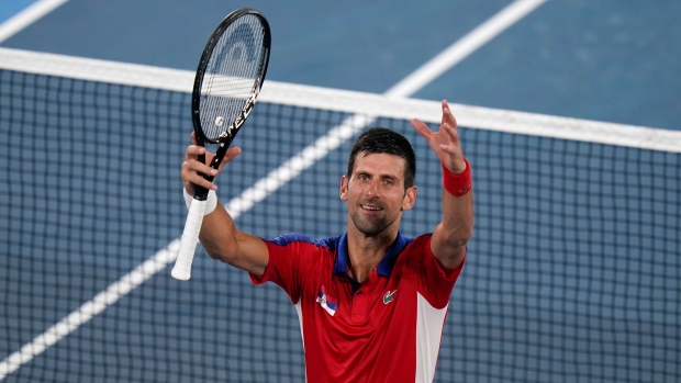 Novak Djokovic, The Canadian Press Novak Djokovic
