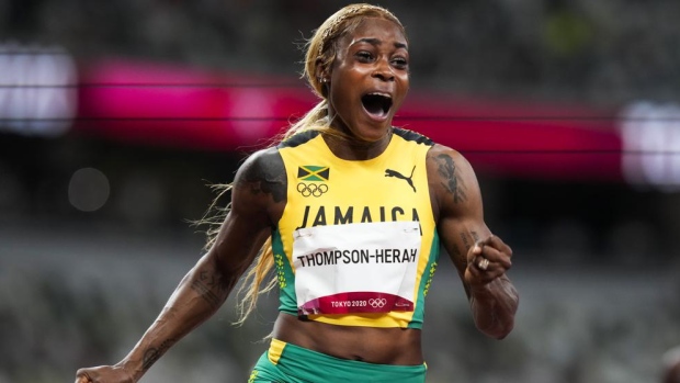 Elaine Thompson-Hera Flow Joe Olympic Record 100 m para mujeres