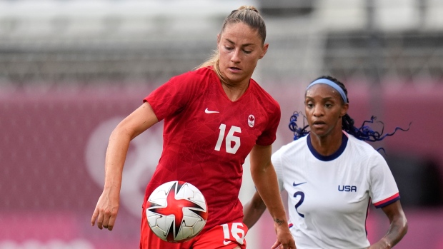 Canada's Janine Beckie, The Canadian Press Canada's Janine Beckie