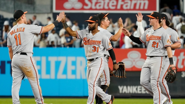 Orioles Celebrate , The Canadian Press Orioles Celebrate